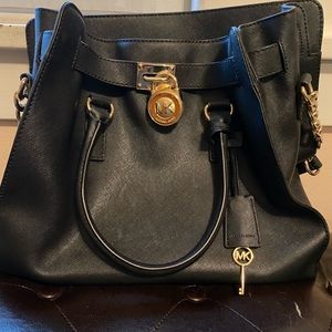 Michael Kors black Hamilton bag